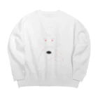 あたりめのまあまあコーヒーでも飲みたまえ Big Crew Neck Sweatshirt