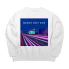 YASUHIRO DESIGNのNIGHT CITY POP Big Crew Neck Sweatshirt