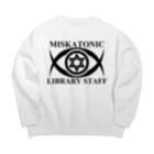 AURA_HYSTERICAのMISKATONIC LIBRARY STAFF Big Crew Neck Sweatshirt