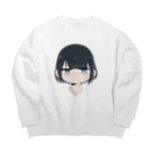 さくらの病み美ちゃんの泣き顔 Big Crew Neck Sweatshirt