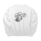 たかと。/大学生の日常のAngel pig Big Crew Neck Sweatshirt