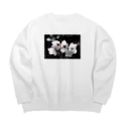 花壇の桜ビット Big Crew Neck Sweatshirt