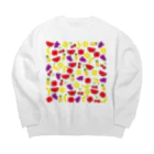 youmoreのあの子のフルーツ柄 Big Crew Neck Sweatshirt