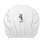 LunatiqueRestaurantの[LunaticRestaurant]狼男 Big Crew Neck Sweatshirt