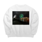 yosiのみなとみらい観覧車 Big Crew Neck Sweatshirt