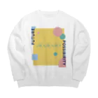 TANOSHIMI💭のFUTURE/POSSIBILITY Big Crew Neck Sweatshirt