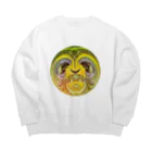 ZIONWARDのたんぽぽの笑顔 Big Crew Neck Sweatshirt