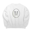 ホビヲノエのお店のかわいいタマゴ Big Crew Neck Sweatshirt