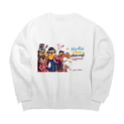 ミャンマーへの支援のミャンマーの鍋鳴らし Big Crew Neck Sweatshirt