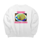 ツチブタすい臓商店のSUPER KINAKO MOCHI Big Crew Neck Sweatshirt