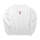 2℃とかけないのあかこ Big Crew Neck Sweatshirt