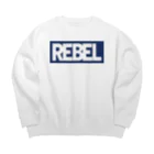 GALACTIC REBELのREBEL BLUE ビッグシルエットスウェット