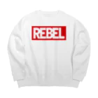 GALACTIC REBELのREBEL RED ビッグシルエットスウェット