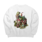 3to10 Online Store SUZURI店のクリームソーダ好きが見た白昼夢1 Big Crew Neck Sweatshirt