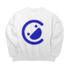 エクスペリメンタルのあおにこ☻ Big Crew Neck Sweatshirt