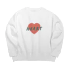 わかかのHEART Big Crew Neck Sweatshirt