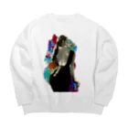 SumireKimuraのおめかし Big Crew Neck Sweatshirt