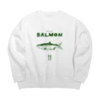 HINO DESIGN のSALMON MAIN DISH. Big Crew Neck Sweatshirt