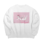 トシダナルホのラジオガール2 Big Crew Neck Sweatshirt