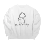 モクサイ.comのofficialリノism Big Crew Neck Sweatshirt