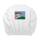 nsnの📱💫 Big Crew Neck Sweatshirt