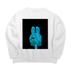 おつかれ帝国のバニーはなきむし（すかいぶるー） Big Crew Neck Sweatshirt