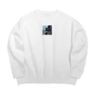 うぃっちの物欲センターのたばZ Big Crew Neck Sweatshirt