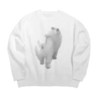 マツバラのポメおしり Big Crew Neck Sweatshirt