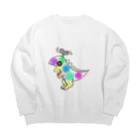 ゆめのいなりのねじまきザウルス(ティラノ1) Big Crew Neck Sweatshirt