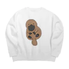 shiba.shopのかものはしビッグ Big Crew Neck Sweatshirt