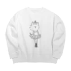 あいちのバレリーナメルちゃん Big Crew Neck Sweatshirt