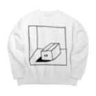 カラフルライフのCD box Big Crew Neck Sweatshirt