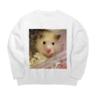 わたぼこりプ•リンのキンクマぷりんくん Big Crew Neck Sweatshirt