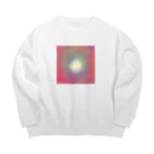  むきむき   地球生活のその向こう側へ Big Crew Neck Sweatshirt