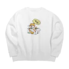 楽猫楽描しげ屋のダンボール（エビフライ） Big Crew Neck Sweatshirt