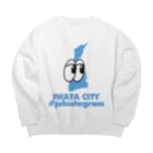 #jubistagram official shopの#jubistagram IWATA CITY  Big Crew Neck Sweatshirt