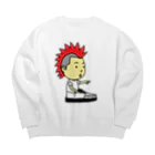 ぼむきゃっとのパンクロックさん Big Crew Neck Sweatshirt