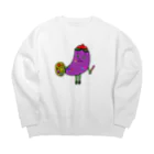 Let's Vegetablesのなすこちゃん【Let's Vegetables】 Big Crew Neck Sweatshirt