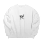 ねぼすけのツイストくん Big Crew Neck Sweatshirt