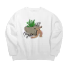 らぶかんすのマガキGuy Big Crew Neck Sweatshirt