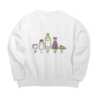 KOMEYAのさしすせそ Big Crew Neck Sweatshirt