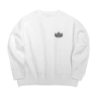 puikkoの大日本帝国陸軍近衛師団帽章（ワンポイント　グレー） Big Crew Neck Sweatshirt