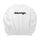 おもしろいTシャツ屋さんのSAUNNER  サウナー　SAUNA　サウナ Big Crew Neck Sweatshirt