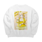 かわいいもののおみせ　いそぎんちゃくの🌼 Big Crew Neck Sweatshirt