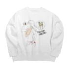 別の夜出張店の風呂上がりのビールと今日の欲望-焼き鳥Ver Big Crew Neck Sweatshirt