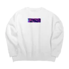 あおすみのカラフル電球コズミック Big Crew Neck Sweatshirt