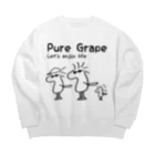 Pure Grape のPure Grape 【K.○○o○.T】 Big Crew Neck Sweatshirt