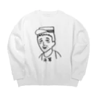 平等ピンクトップのボンヌ・シャンス Big Crew Neck Sweatshirt