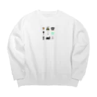 Daikichi Sugawaのホビースペースの電話の歴史 Big Crew Neck Sweatshirt