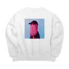 Daichi Sugimoto🦑3D Artistのルパート・カラマリ Big Crew Neck Sweatshirt
